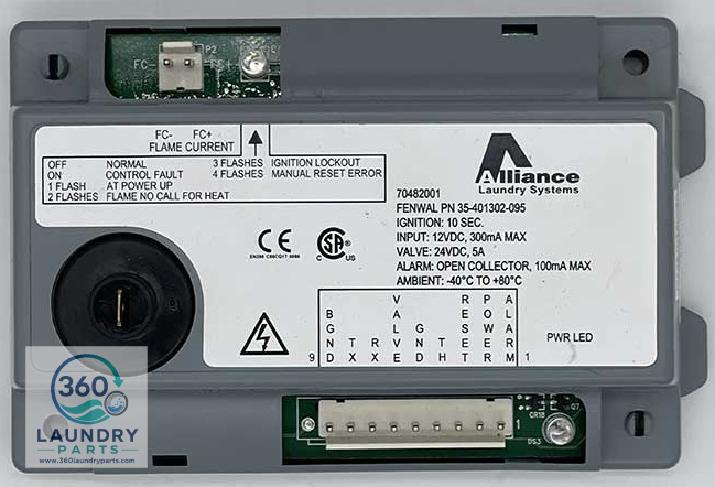 Alliance #70482001 CONTROL,IGNITION 12VDC CSA